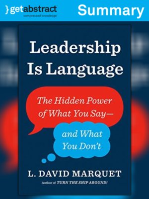 cover image of Leadership Is Language (Summary)